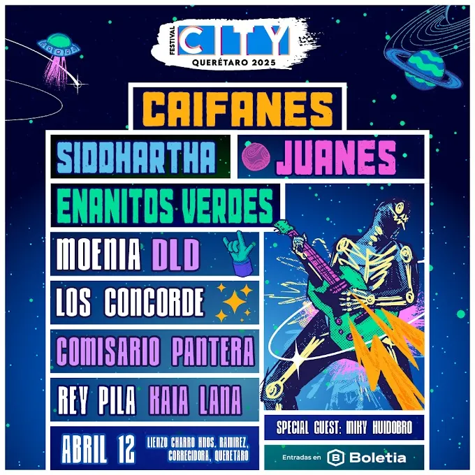 ¡Festival City Querétaro 2025 anuncia su lineup con grandes sorpresas musicales!