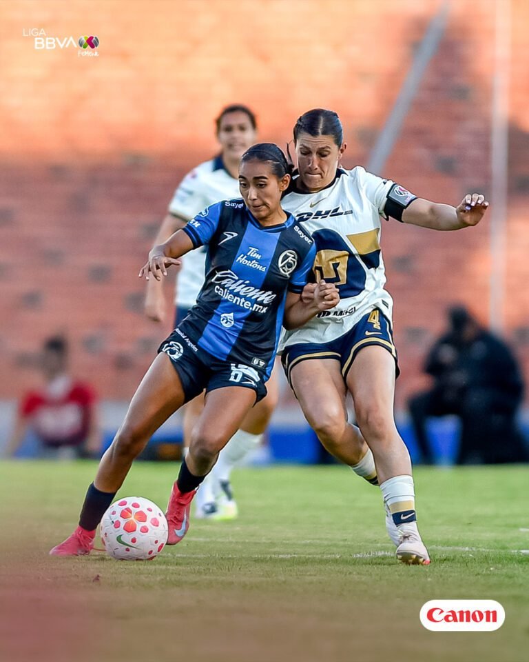 Querétaro Femenil vence 2-1 a Pumas en la Jornada 12