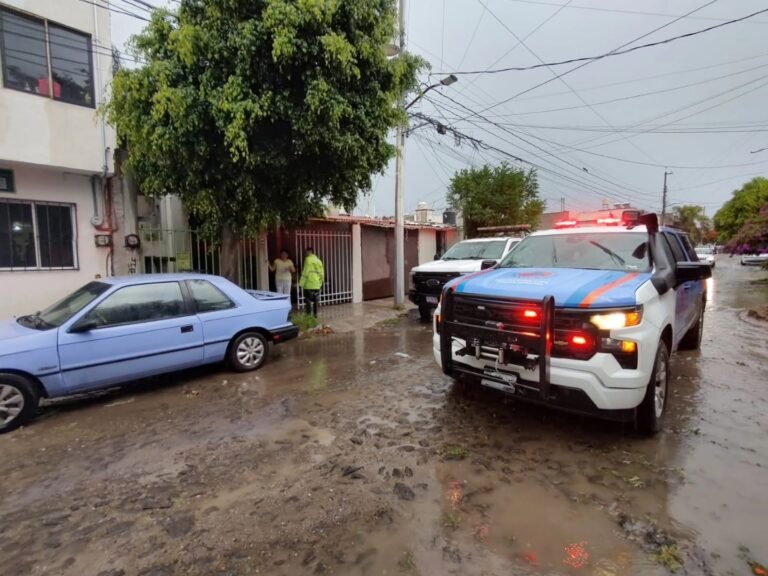Cinco viviendas resultaron afectadas por lluvias en Querétaro; reportan caída de cuatro árboles
