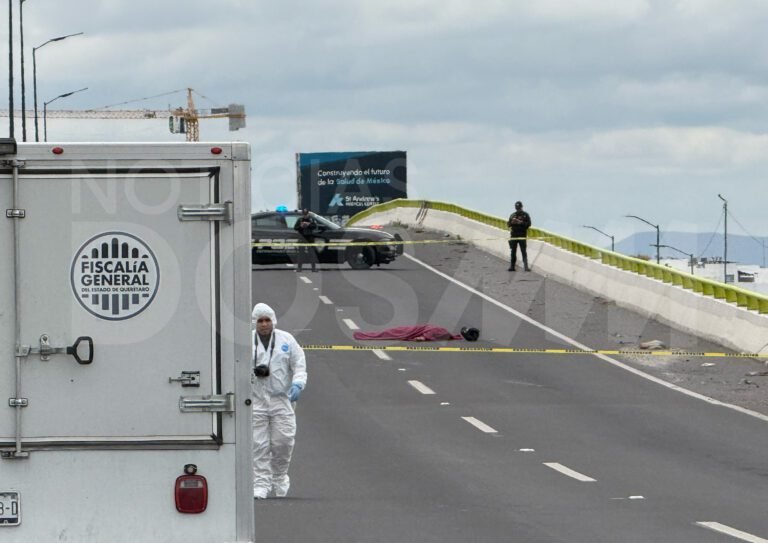 Muere motociclista tras accidente en el Fray Junípero Serra