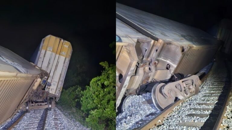 Tren Interoceánico vuelve a descarrilar en Oaxaca; no hubo lesionados