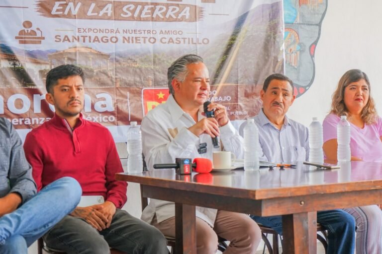 Santiago Nieto critica abandono en la Sierra Gorda de Querétaro